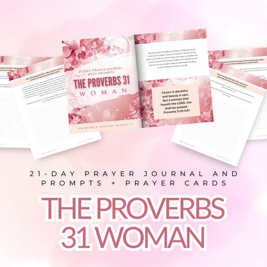 Printable Prayer Journal: The Proverbs 31 Woman